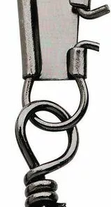 Uitgang 🎉 Spro Black Barrel Wartel Met Interlock Snap - Maat 10 👏