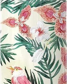 Hete verkoop βοΈ Quokka Drinkfles Solid Jungle Flora 630 Ml Rvs Crème/groen π₯°