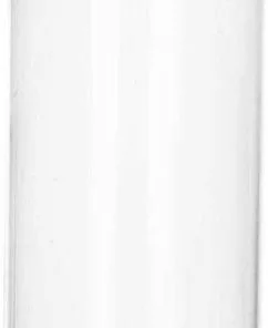 Groothandel 👍 Plasticflessenshop.nl 12 X 75 Ml Juice Mini Shot PET Transparant + Schroefdop Zwart BPA Vrij Kunststof, Hervulbaar, Onbreekbaar, Recyclebaar, Lege Fles ⭐