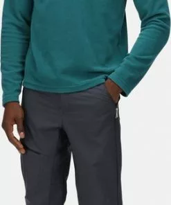 Beste Verkoop 🛒 De Regatta Thompson Wandelfleece - Heren - Halve Rits - Sneldrogend - Groenblauw 🔥 -Kamperen-outdoor Verkoopwinkel 270x840