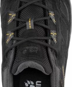 Kopen ⌛ Jack Wolfskin VOJO 3 TEXAPORE LOW M - Black / Burly Yellow XT - Mannen - Maat 43 ✨ -Kamperen-outdoor Verkoopwinkel 310x840 1