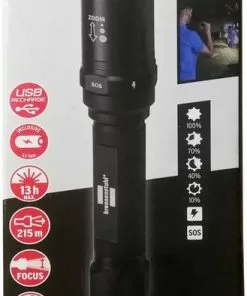 Aanbiedingen 😍 Brennenstuhl LuxPremium Accu-focus-elektrische Zaklamp, Oplaadbare Zaklamp Met Cree-LED 430 Lumen. Zwart 😀 -Kamperen-outdoor Verkoopwinkel 329x840 8