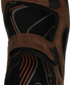 Kopen 👏 Ecco 🩴 Sandalen - Maat 44 - Mannen - Donker Bruin - Zwart ✨ -Kamperen-outdoor Verkoopwinkel 333x840 5