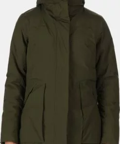 Nieuw π€© Regatta, π© Womens Yewbank II Waterdichte Dames Winterjas, Khakigroen, Maat 38 π