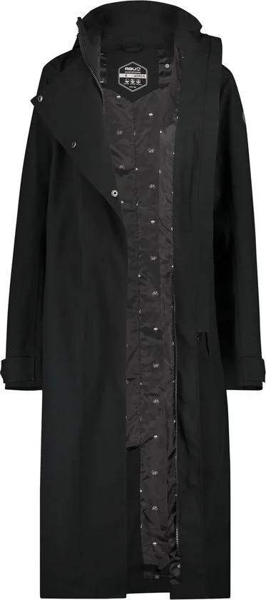 Coupon π AGU Trench π§₯ Coat Long Regenjas Urban Outdoor Dames - Zwart - S π 4 Coupon π AGU Trench π§₯ Coat Long Regenjas Urban Outdoor Dames - Zwart - S π - Afbeelding 4