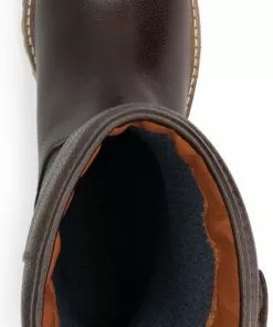 Hete verkoop 🥰 Travelin' Bregenz Dames Leren Outdoorlaarzen - Waterdicht & Ademend - Vibram Zool - Wandellaarzen - Donkerbruin Leer - Maat 41 🌟 -Kamperen-outdoor Verkoopwinkel 395x840 6