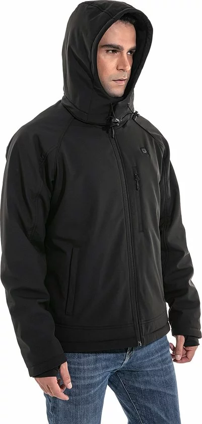 Beste deal 🥰 Sailwind Verwarmde Jas / Soft Shell / Heren / Zwart Incl. Powerbank ⭐ 8 Beste deal 🥰 Sailwind Verwarmde Jas / Soft Shell / Heren / Zwart Incl. Powerbank ⭐ - Afbeelding 8