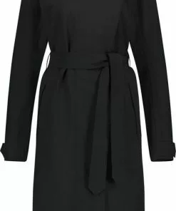 Coupon π AGU Trench π§₯ Coat Long Regenjas Urban Outdoor Dames - Zwart - S π