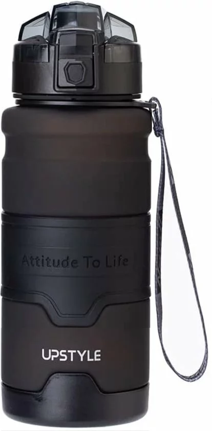 Begroting 😉 U-Fit One U Fit One® Waterfles 0.7 Liter - Bidon - Waterjug - Water Bottle - Sportdrankfles - Fitness - Ufitone - Zwart ✨ 1 Begroting 😉 U-Fit One U Fit One® Waterfles 0.7 Liter - Bidon - Waterjug - Water Bottle - Sportdrankfles - Fitness - Ufitone - Zwart ✨