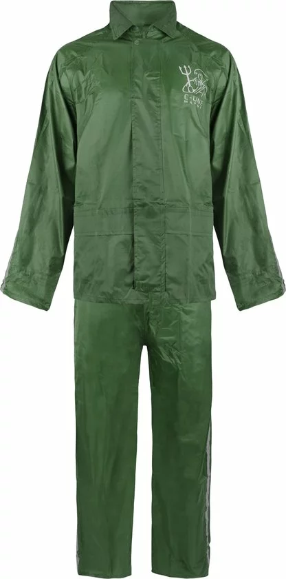 Coupon π C-Line Regenpak Met Capuchon - Groen - Reflecterend - Nieuw Model - Kinder Maat 146/152 π 1 Coupon π C-Line Regenpak Met Capuchon - Groen - Reflecterend - Nieuw Model - Kinder Maat 146/152 π