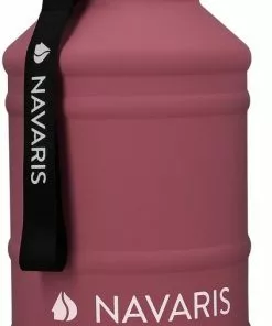 Beste recensies van π Navaris Waterfles Van Roestvrij Staal - Drinkfles - 2L - Extra Grote Roestvrijstalen Fles Met Drinkdop - Ideaal Tijdens Het Sporten - Rood β