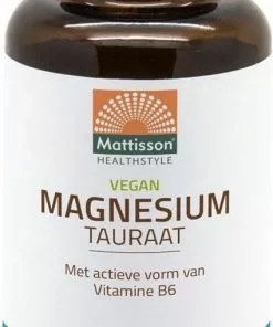 Begroting ⭐ Mattisson - Magnesium Tauraat Met Vitamine B6 - 120 Capsules 🌟