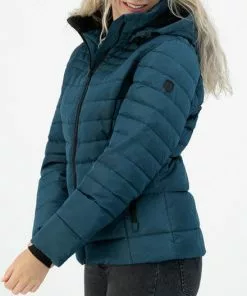 Kopen ❤️ Kjelvik Dames Winterjas - Dames Winterjas Padded - Florine - Blue - Maat 44 💯 -Kamperen-outdoor Verkoopwinkel 440x840 3