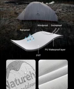 Beste deal 🛒 Cloud Up 1 Upgraded - Naturehike® - 1 Persoons Tent - Lichtgewicht Tent - Incl. Grondzeil - 210T 3000mm - Outdoor - Waterdicht - Hiking & Wandelen ✔️ -Kamperen-outdoor Verkoopwinkel 446x840 1