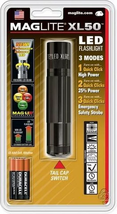 Groothandel π Maglite Xl50 Led® - Zaklamp - Zwart βοΈ 4 Groothandel π Maglite Xl50 Led® - Zaklamp - Zwart βοΈ - Afbeelding 4