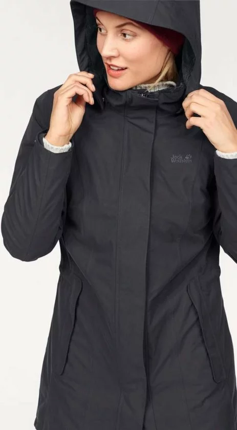 Hete verkoop 🥰 Jack Wolfskin Madison Avenue Outdoorjas Dames - Phantom - Maat L 🤩 3 Hete verkoop 🥰 Jack Wolfskin Madison Avenue Outdoorjas Dames - Phantom - Maat L 🤩 - Afbeelding 3
