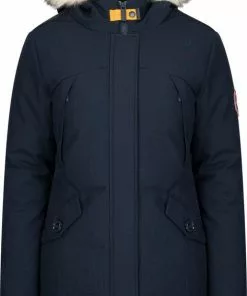 Hete verkoop 👏 Paragoose Colette Dames Winterjas - Navy - Model 2022-Maat L 🔔