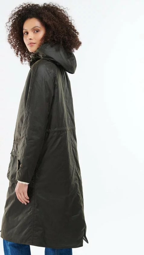 Promo ✔️ Barbour Long Cannich Wax Jacket LWX1264 OL71 12 ⌛ 4 Promo ✔️ Barbour Long Cannich Wax Jacket LWX1264 OL71 12 ⌛ - Afbeelding 4