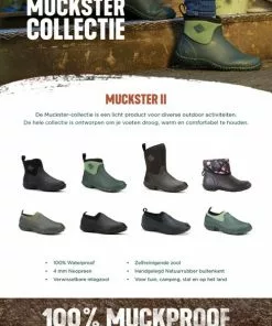 Begroting 🧨 Muck Boot - Muckster II Ankle Tuinlaars - Groen - Dames - 39/40 😉 -Kamperen-outdoor Verkoopwinkel 488x840 3