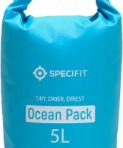 Flash-uitverkoop ⭐ Specifit Ocean Pack 5 Liter - Drybag - Waterdichte Tas - Droogtas Blauw - Outdoor Tas ✔️