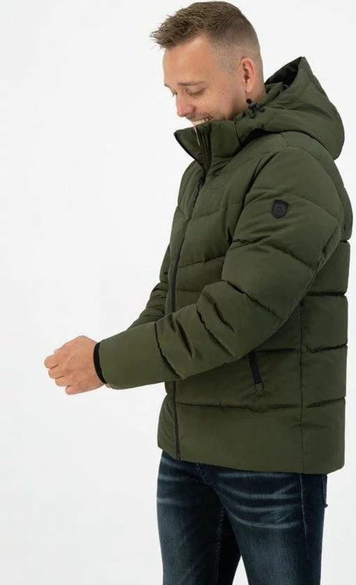 Gloednieuw π Kjelvik Heren Winterjas - Padded, Gewatteerde Jas - Umberto - Groen - Maat 4XL π 5 Gloednieuw π Kjelvik Heren Winterjas - Padded, Gewatteerde Jas - Umberto - Groen - Maat 4XL π - Afbeelding 5