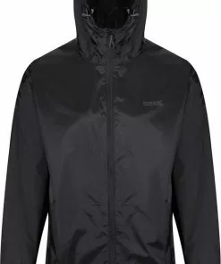 Goedkoop ❤️ Regatta Pack It III Jas - Heren - Zwart 🥰 -Kamperen-outdoor Verkoopwinkel 517x840 1