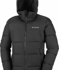 Beste Verkoop 🔥 Columbia Pike Lake Hooded Jacket Outdoorjas Mannen - Black ✔️ -Kamperen-outdoor Verkoopwinkel 533x840