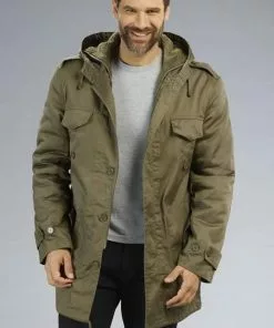 Hete verkoop 🔔 Brandit Parka, Olijfgroen, Maat L 😉