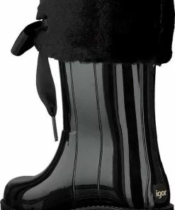 Beste deal ✔️ Igor - Regenlaarzen Voor Meisjes - Campera Charol Soft Hoogglans Met Strik - Zwart - Maat 32EU ❤️ -Kamperen-outdoor Verkoopwinkel 539x840 1