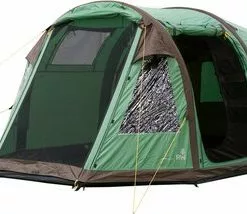 Korting ✔️ Redwood Arco 300 Air Tent Tunnel Tent - Groen - 4 Persoons 🌟