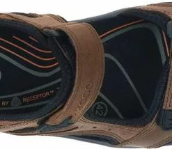 Kopen 👏 Ecco 🩴 Sandalen - Maat 44 - Mannen - Donker Bruin - Zwart ✨ -Kamperen-outdoor Verkoopwinkel 550x214 3