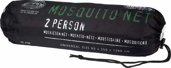 Coupon π Abbey Camp Klamboe - 2-persoons - Polyester - Wit β 5 Coupon π Abbey Camp Klamboe - 2-persoons - Polyester - Wit β - Afbeelding 5