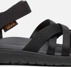 Beste Verkoop 😉 Teva Sanborn Dames Wandelsandalen - Zwart - Maat 37 ✔️ -Kamperen-outdoor Verkoopwinkel 550x234
