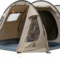 Begroting 🔔 Redwood Wild Basin 260 TC Tent - Familie Tunnel Tent 4-persoons - Beige 😉