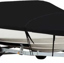 Nieuw β€οΈ Merkloos Boothoes - Bootzeil - Afdekzeil Boot - Zwart - Maat AAA: 300-365 X 165 Cm π―