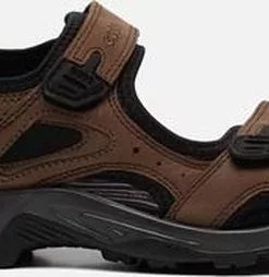 Kopen 👏 Ecco 🩴 Sandalen - Maat 44 - Mannen - Donker Bruin - Zwart ✨ -Kamperen-outdoor Verkoopwinkel 550x254