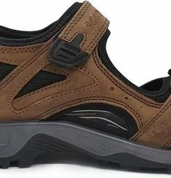 Kopen 👏 Ecco 🩴 Sandalen - Maat 44 - Mannen - Donker Bruin - Zwart ✨ -Kamperen-outdoor Verkoopwinkel 550x256 3