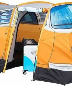 Aanbiedingen 🛒 A.K.A. Volkswagen Bus Tent - Oranje - 4 Persoons 💯