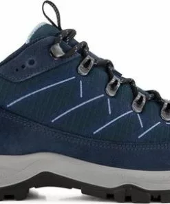 Beste Pirce 😍 Travelin' Svendborg - Lage Heren Wandelschoenen - Waterdicht En Ademend - Blauw Leer - Maat 43 ❤️