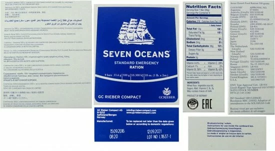Coupon π A.K.A. Seven Oceans Noodrantsoen 24 Dagen - 5 Jaar Houdbaar Prepper Oekraïne β€οΈ 4 Coupon π A.K.A. Seven Oceans Noodrantsoen 24 Dagen - 5 Jaar Houdbaar Prepper Oekraïne β€οΈ - Afbeelding 4