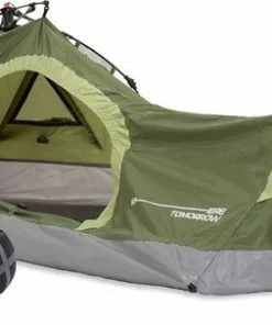 Flash-uitverkoop 🧨 Where Tomorrow Solo Tent 225X100X57 Cm - Groen - 1 Persoons 🎉 -Kamperen-outdoor Verkoopwinkel 550x303