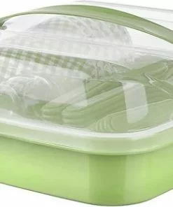 Gloednieuw 🧨 AppaShop: Pick-nick Set, Picknickset, Picnic Set, Picnicset, Piknikset, Pik Nik Set, Inclusief 32 Aparte Stuks (messen+vorken+lepels+borden+zoutpotje) 😉 -Kamperen-outdoor Verkoopwinkel 550x309 36