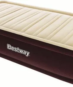 Korting 🎁 Bestway Comfort Raised Luchtmatras Met Ingebouwde Pomp Voor Binnen En Buitengebruik Incl. Draagtas - 191x97x43 Cm 👍 -Kamperen-outdoor Verkoopwinkel 550x311 3