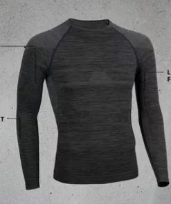 Beste Pirce 🎁 Avento Thermoshirt Superior - Mannen - Zwart/Donkerblauw - Maat S ✔️ -Kamperen-outdoor Verkoopwinkel 550x316