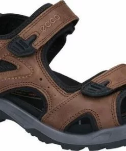 Kopen 👏 Ecco 🩴 Sandalen - Maat 44 - Mannen - Donker Bruin - Zwart ✨ -Kamperen-outdoor Verkoopwinkel 550x318 4