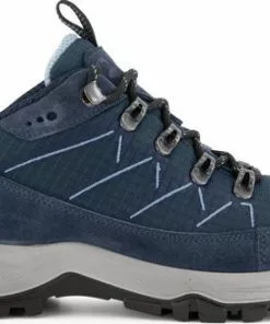 Beste deal 💯 Travelin' Svendborg - Lage Dames Wandelschoenen - Waterdicht En Ademend - Blauw Leer - Maat 40 ✔️