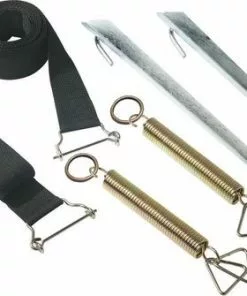 Coupon π Bo-Camp - Stormband - Universeel - Clips - 2 Stuks - 3.5 Meter - Zwart β