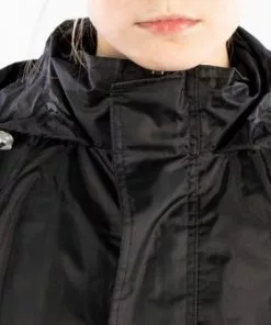 Aanbiedingen 🔥 Ralka Regenjack - Junior - Zwart - 128 ⭐ -Kamperen-outdoor Verkoopwinkel 550x336