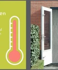 Beste Pirce 🛒 2LIF Saba Transparant Vliegengordijn Deur - 93 X 220 Cm 🔔 -Kamperen-outdoor Verkoopwinkel 550x343 3