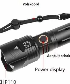 Goedkoopste 🔥 Merkloos Professionele Oplaadbare LED Zaklamp AOS Light XHP 110.2 4700 Lumen 😍 -Kamperen-outdoor Verkoopwinkel 550x358 3